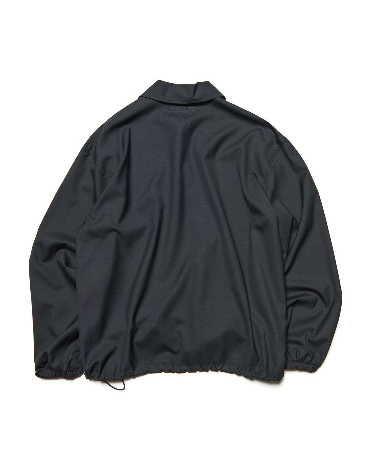 WASHABLE SUMMER WOOL POLO SHIRT,BLACK, large image number 1