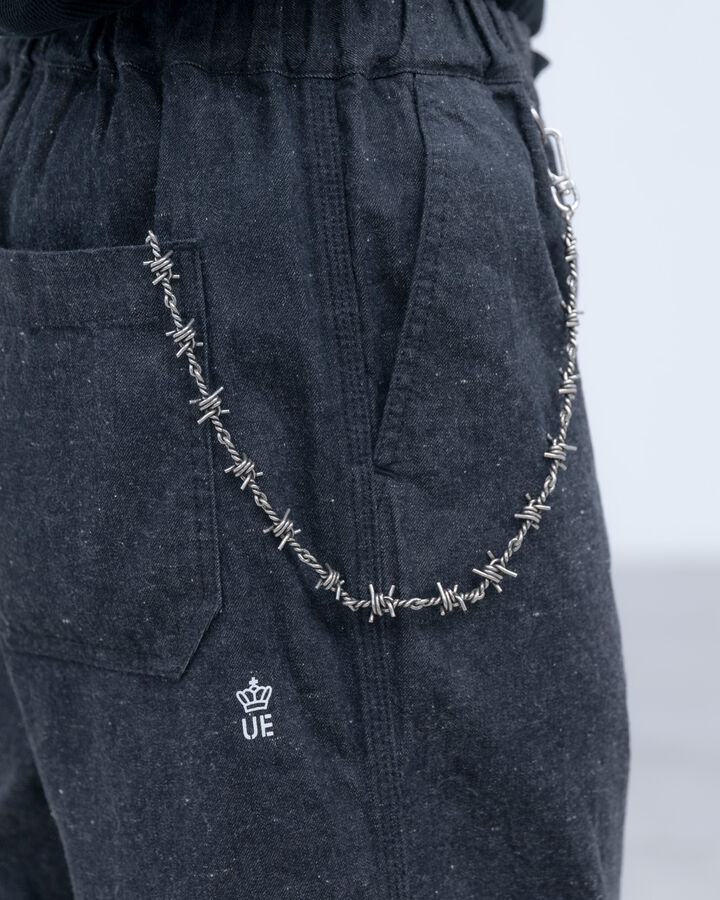 BARBED WIRE WALLET CHAIN,SILVER, medium image number 5