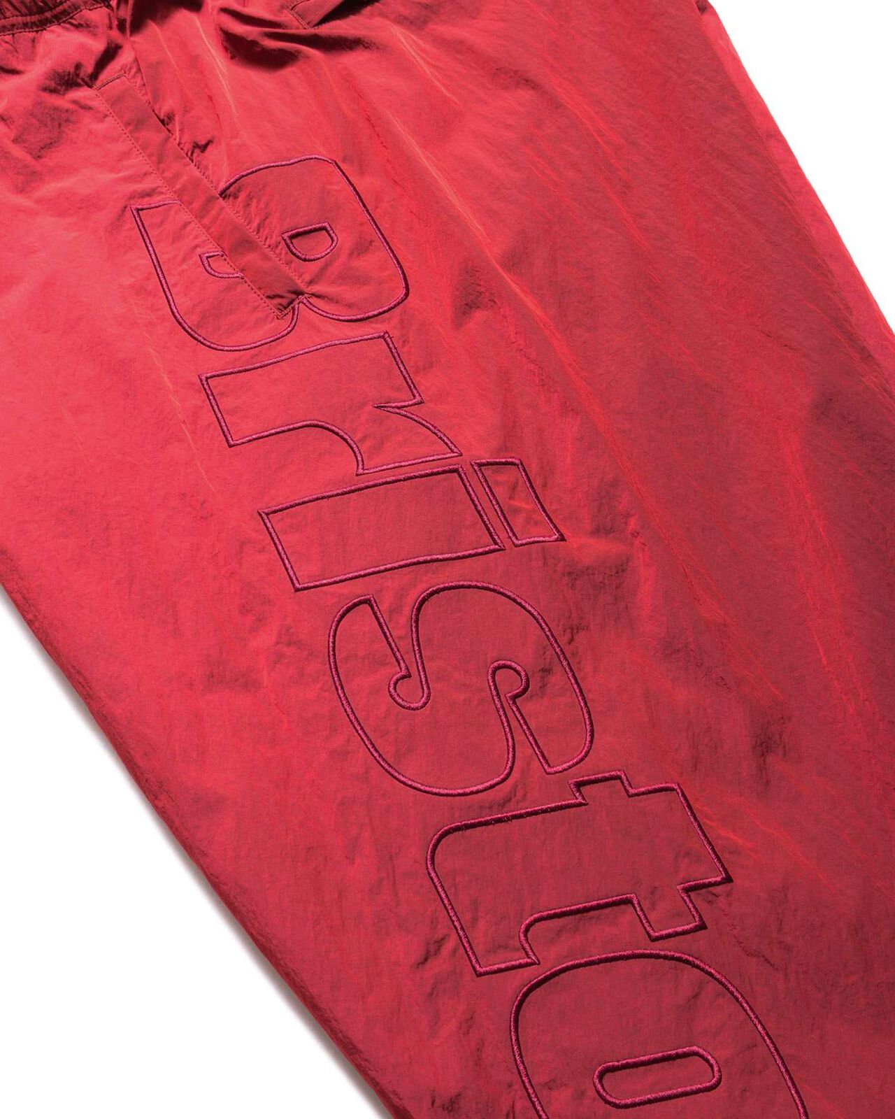 BIG LOGO NYLON EASY PANTS,RED, large image number 2