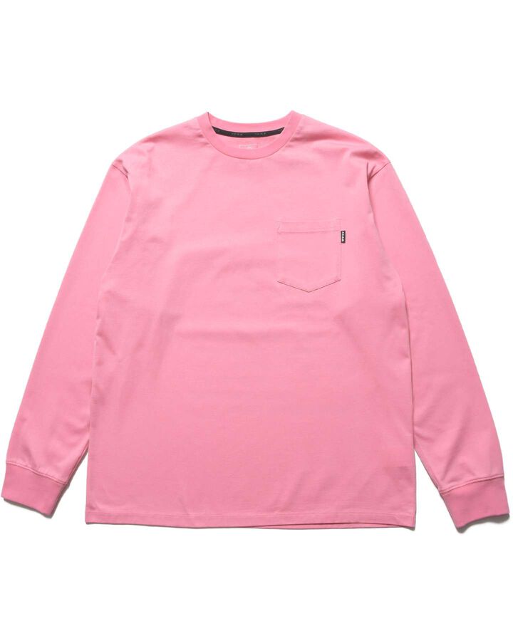 ORIGIN L/S POCKET TEE,PINK, medium image number 1