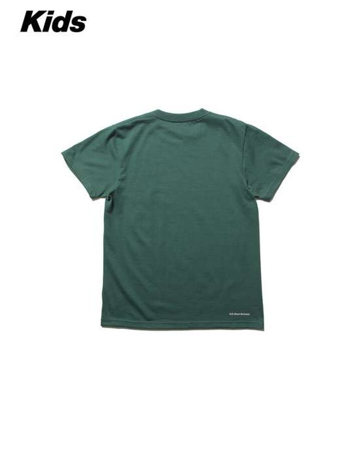 BLURRED LOGO S/S TEE,GREEN, medium image number 1