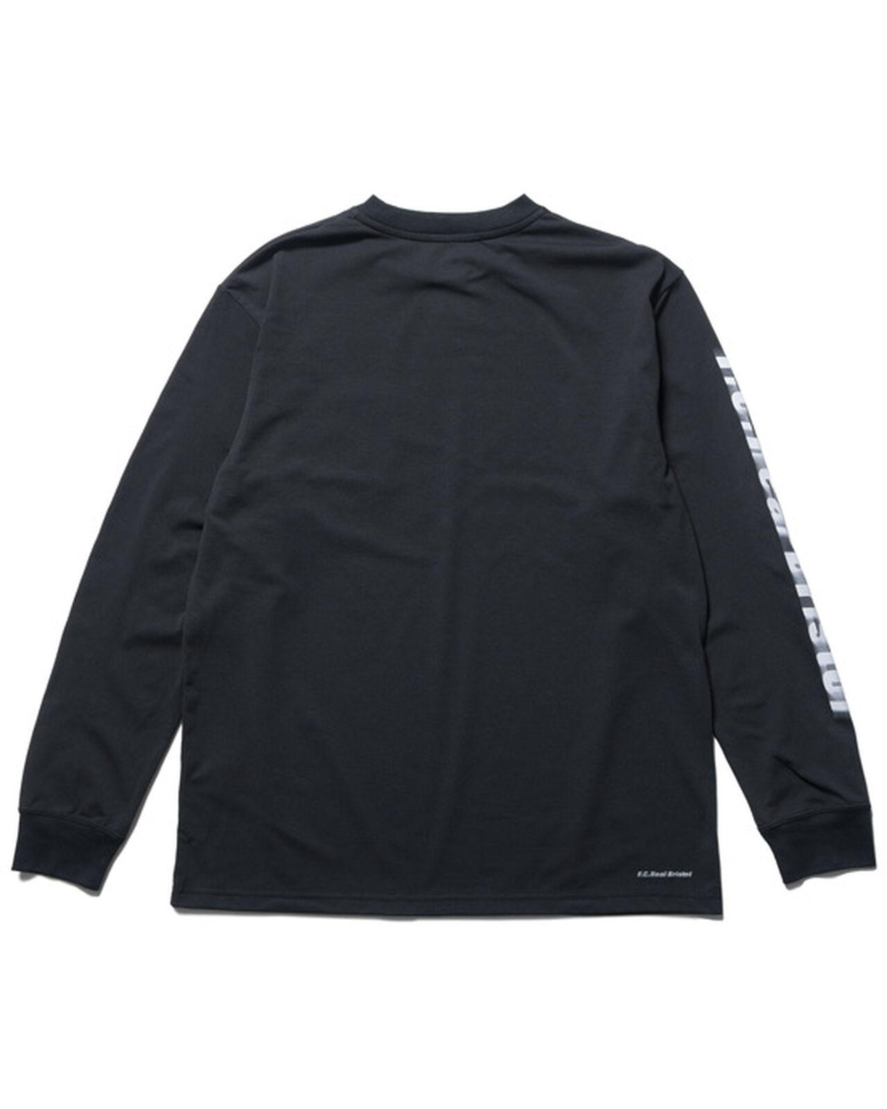 BLURRED LOGO L/S TEAM POCKET TEE,BLACK, large image number 1