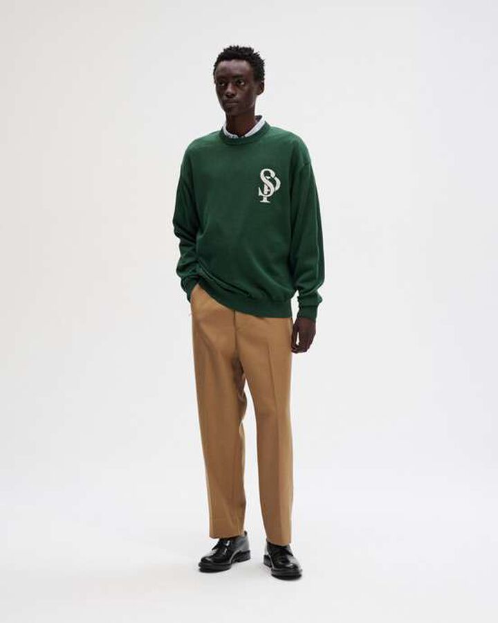 SP CREWNECK KNIT,BLACK, medium image number 5