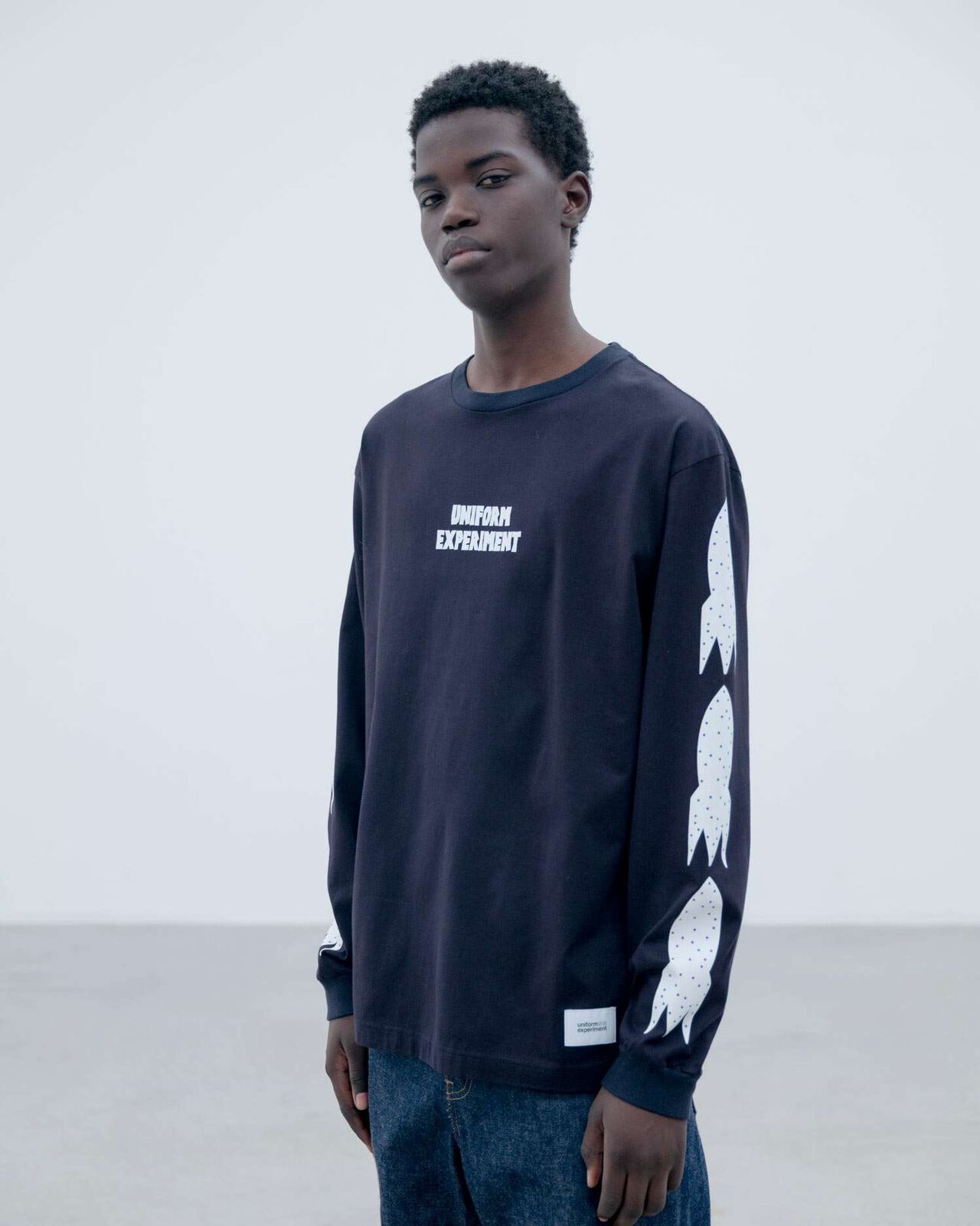 ROCKET LOGO L/S TEE,WHITE, large image number 5