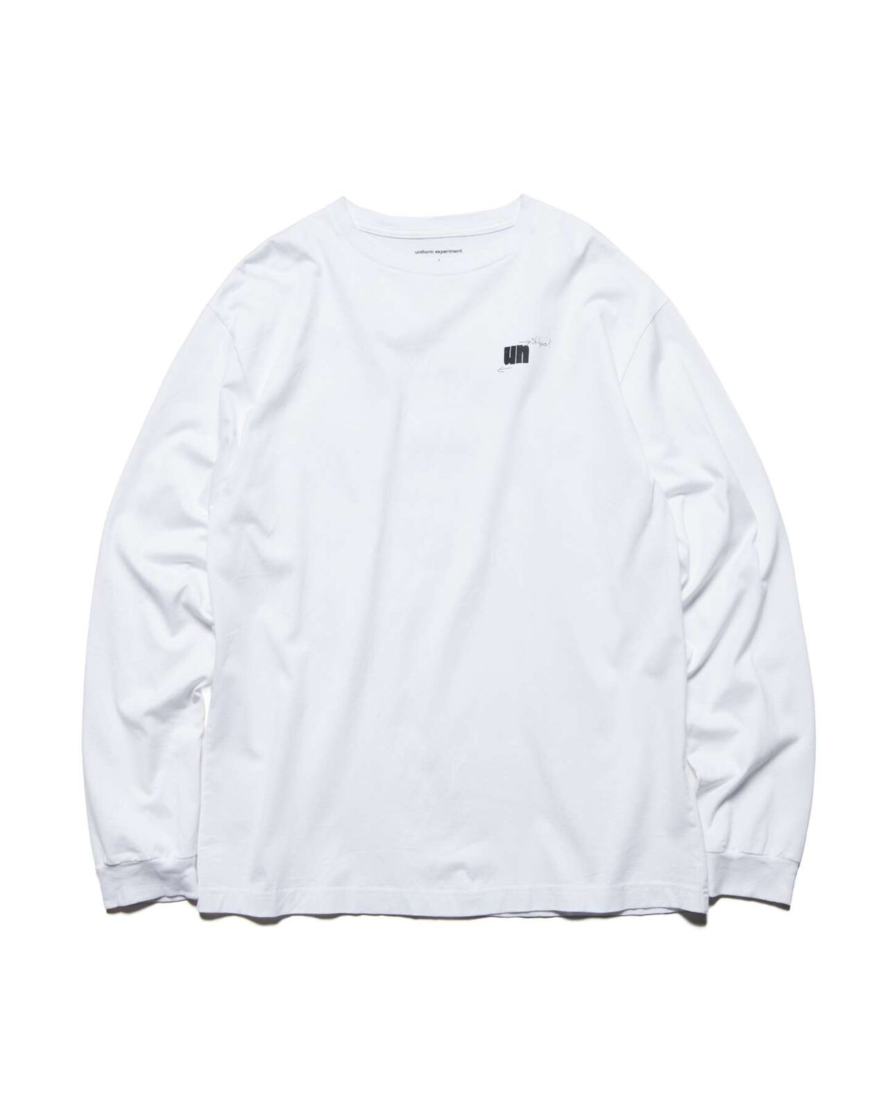 IN-PROCESS PRINT L/S TEE,WHITE, large image number 1