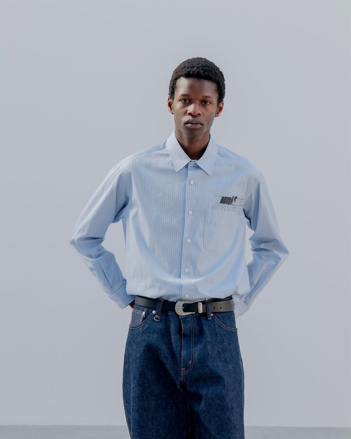 IN-PROCESS PRINT SHIRT,WHITE, medium image number 5