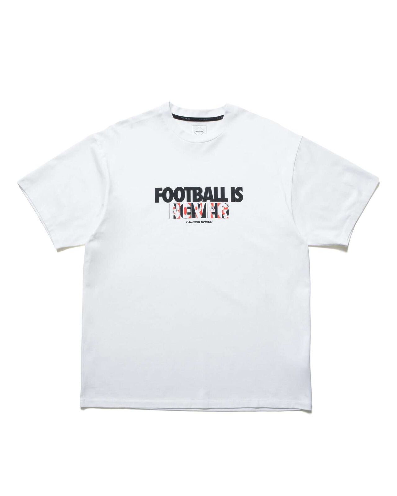 FOOTBALL IS NEVER BORING TEE,WHITE, large image number 0