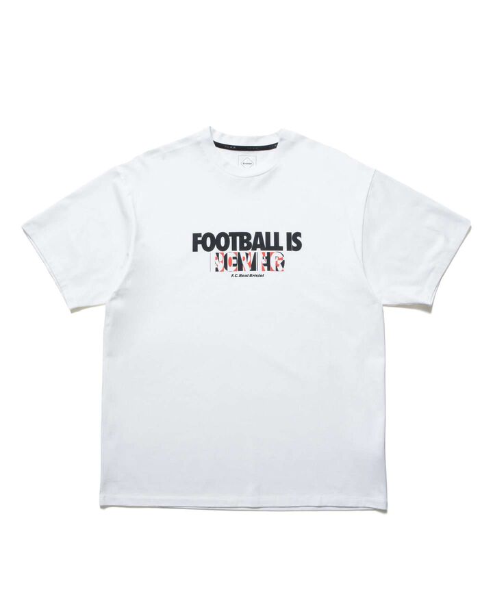 FOOTBALL IS NEVER BORING TEE,WHITE, medium image number 0