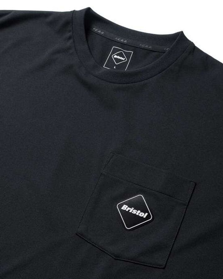 EMBLEM POCKET TEE,BLACK, medium image number 2