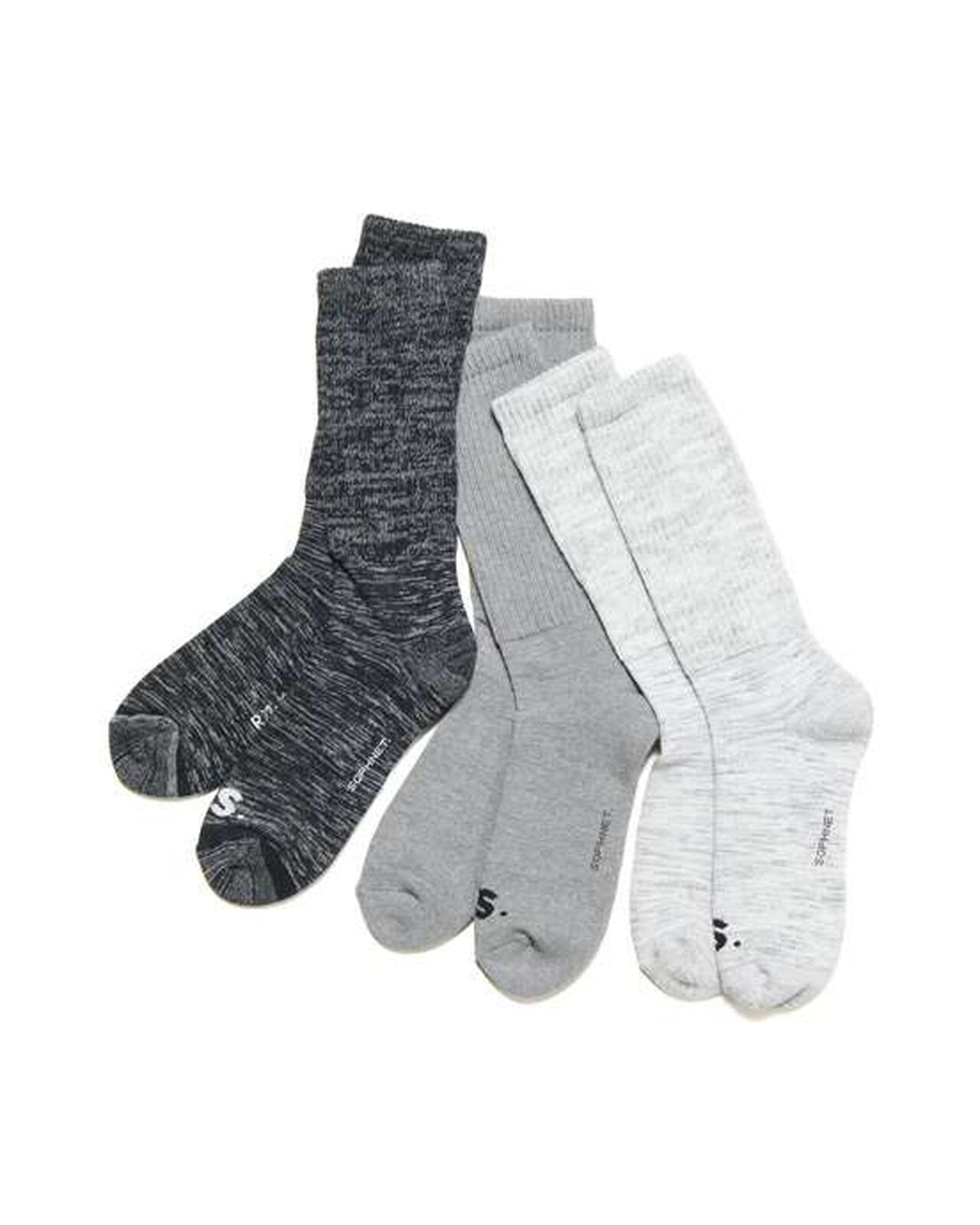 BINCHOTAN RIBBED SOCKS,BLACK, large image number 3