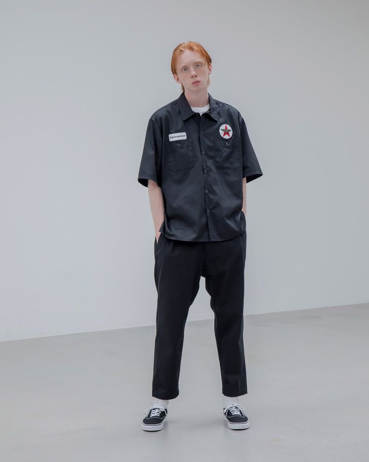 S/S WORK SHIRT,BEIGE, medium image number 7