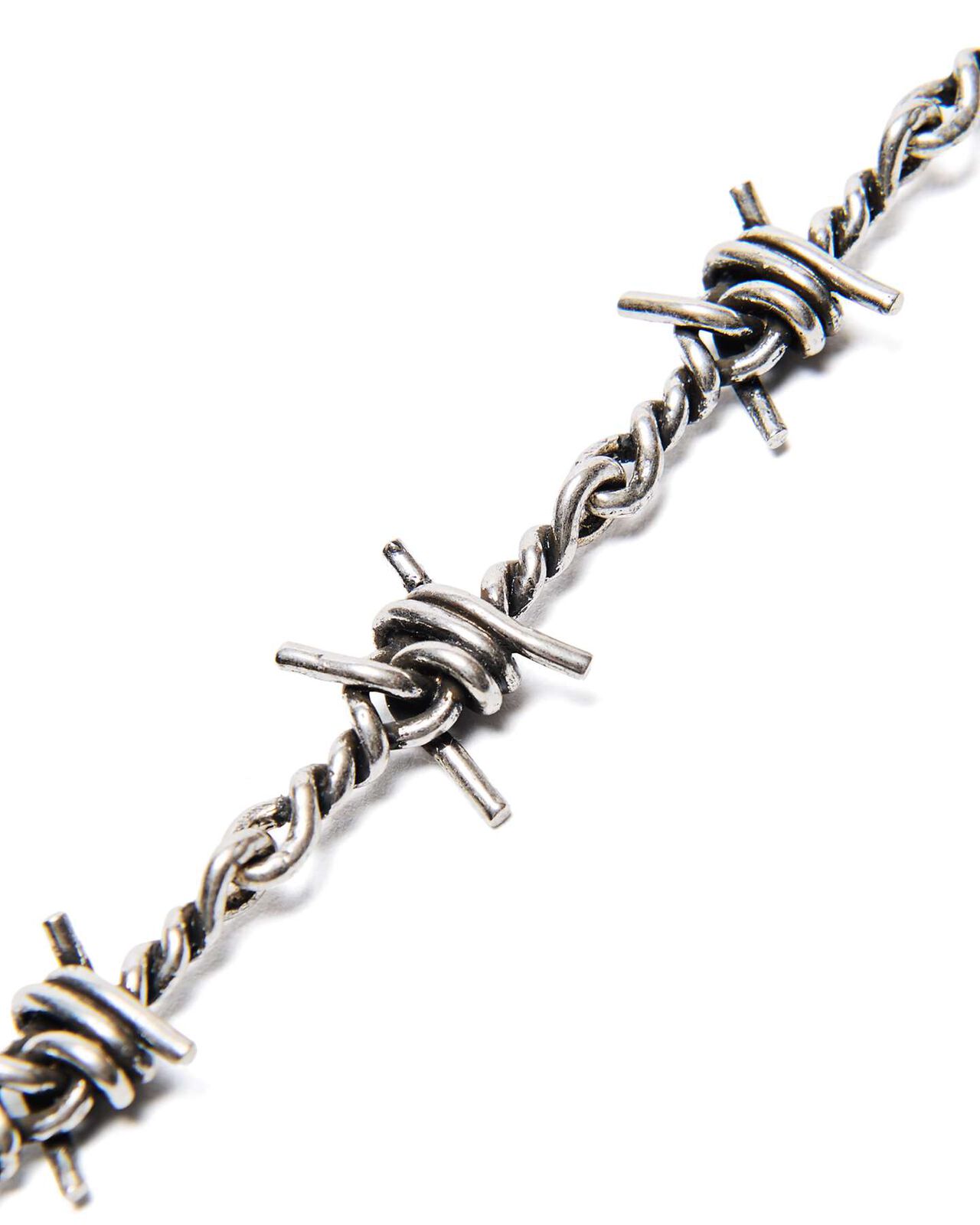 BARBED WIRE BRACELET,SILVER, large image number 1