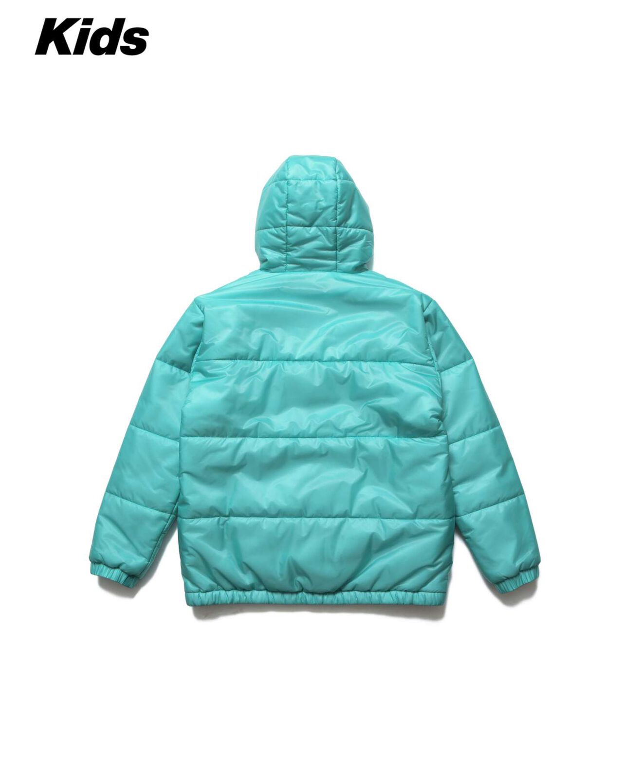 BASIC PADDED HOODED JACKET,TURQUOISE, large image number 1