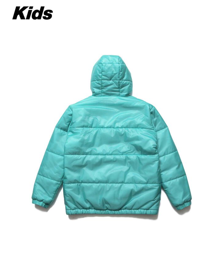 BASIC PADDED HOODED JACKET,TURQUOISE, medium image number 1