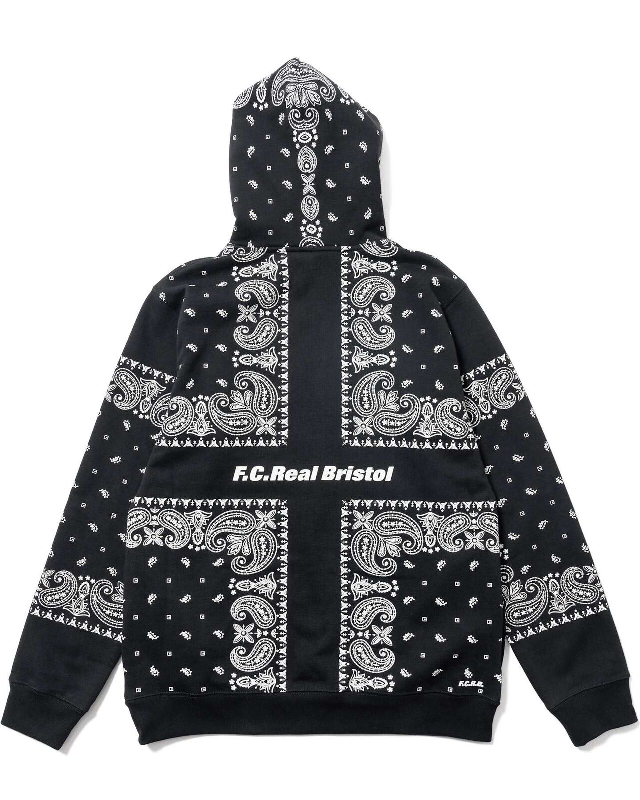 BANDANA SWEAT HOODIE,BLACK, large image number 1