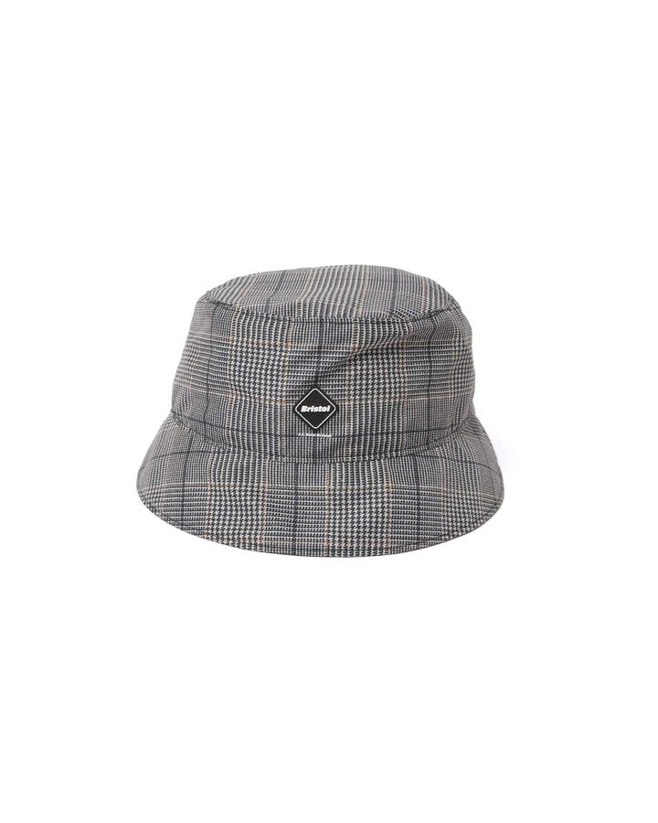 PLAID HAT,GRAY, medium image number 1