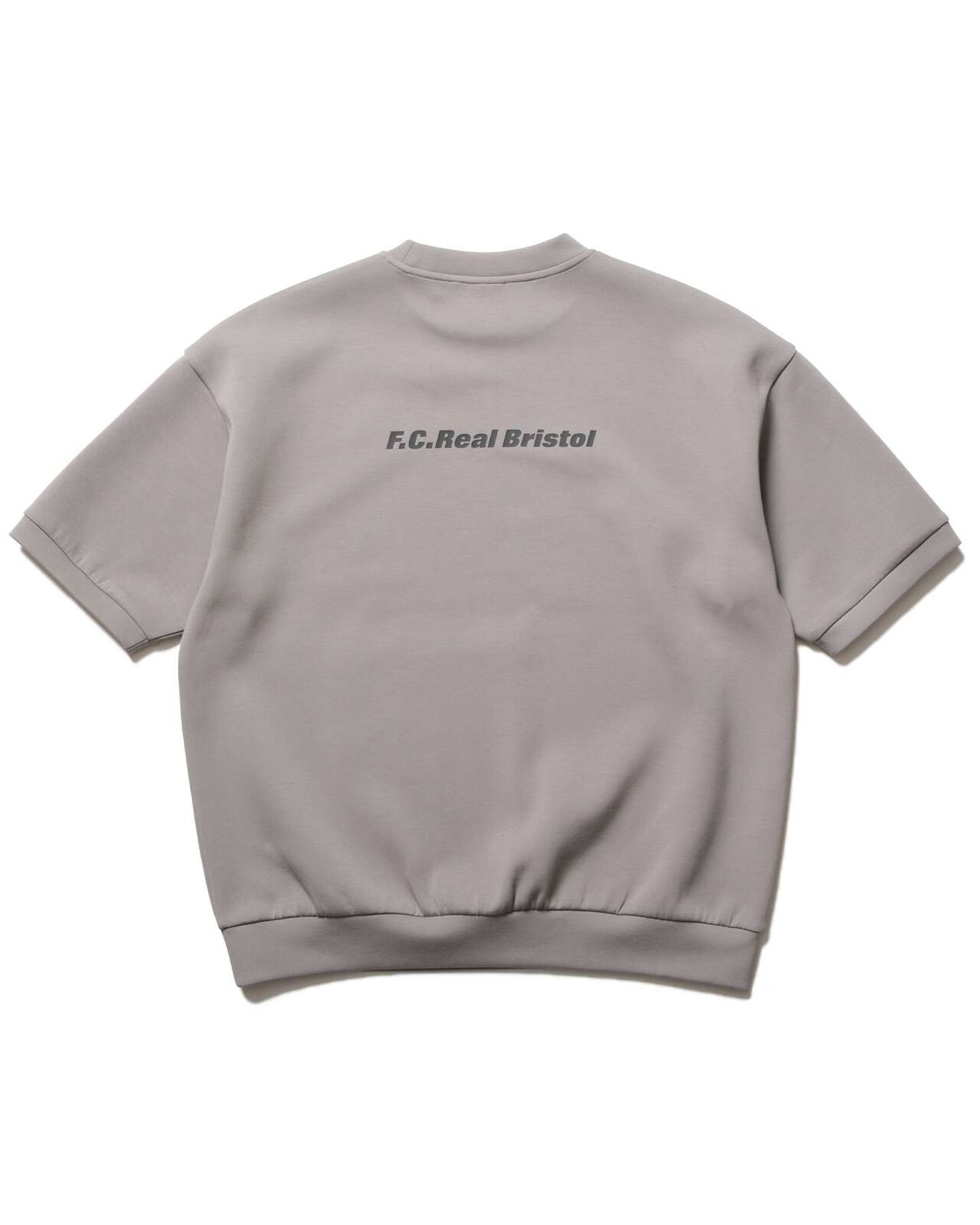 TECH SWEAT S/S CREWNECK TOP,GRAY, large image number 1