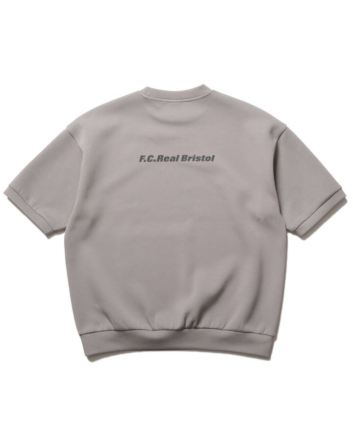 TECH SWEAT S/S CREWNECK TOP,GRAY, medium image number 1