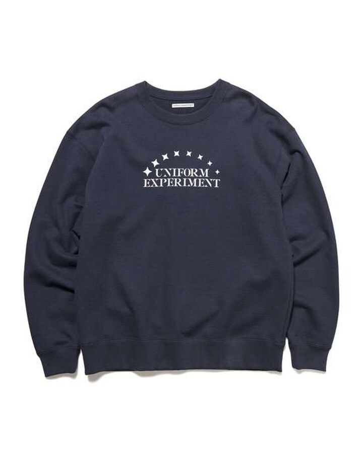 STENCIL LOGO SWEATSHIRT,NAVY, medium image number 0