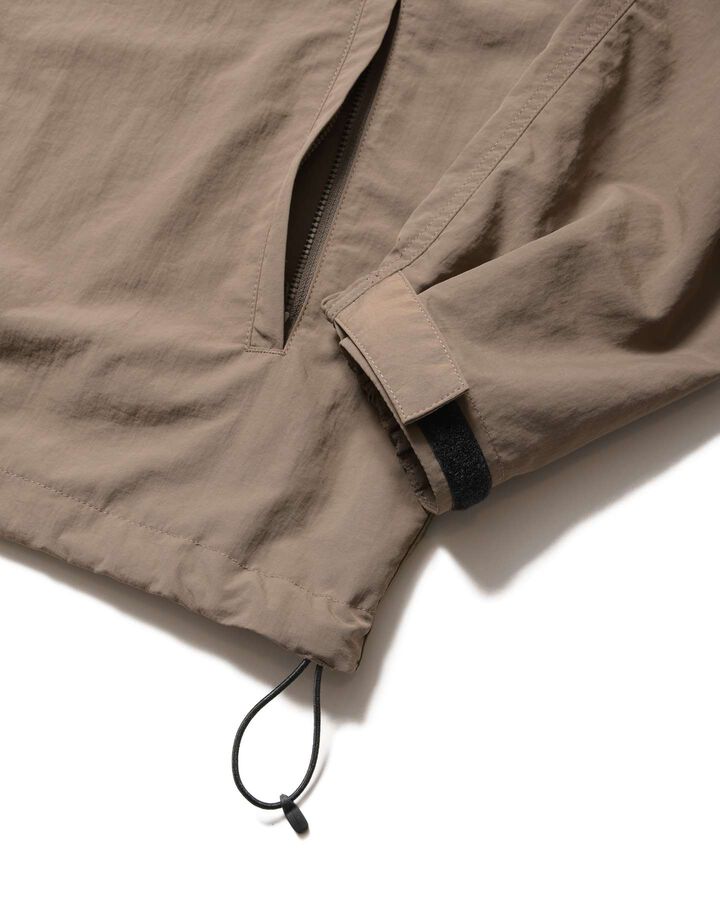 NYLON HOODED BLOUSON,MOCHA, medium image number 3