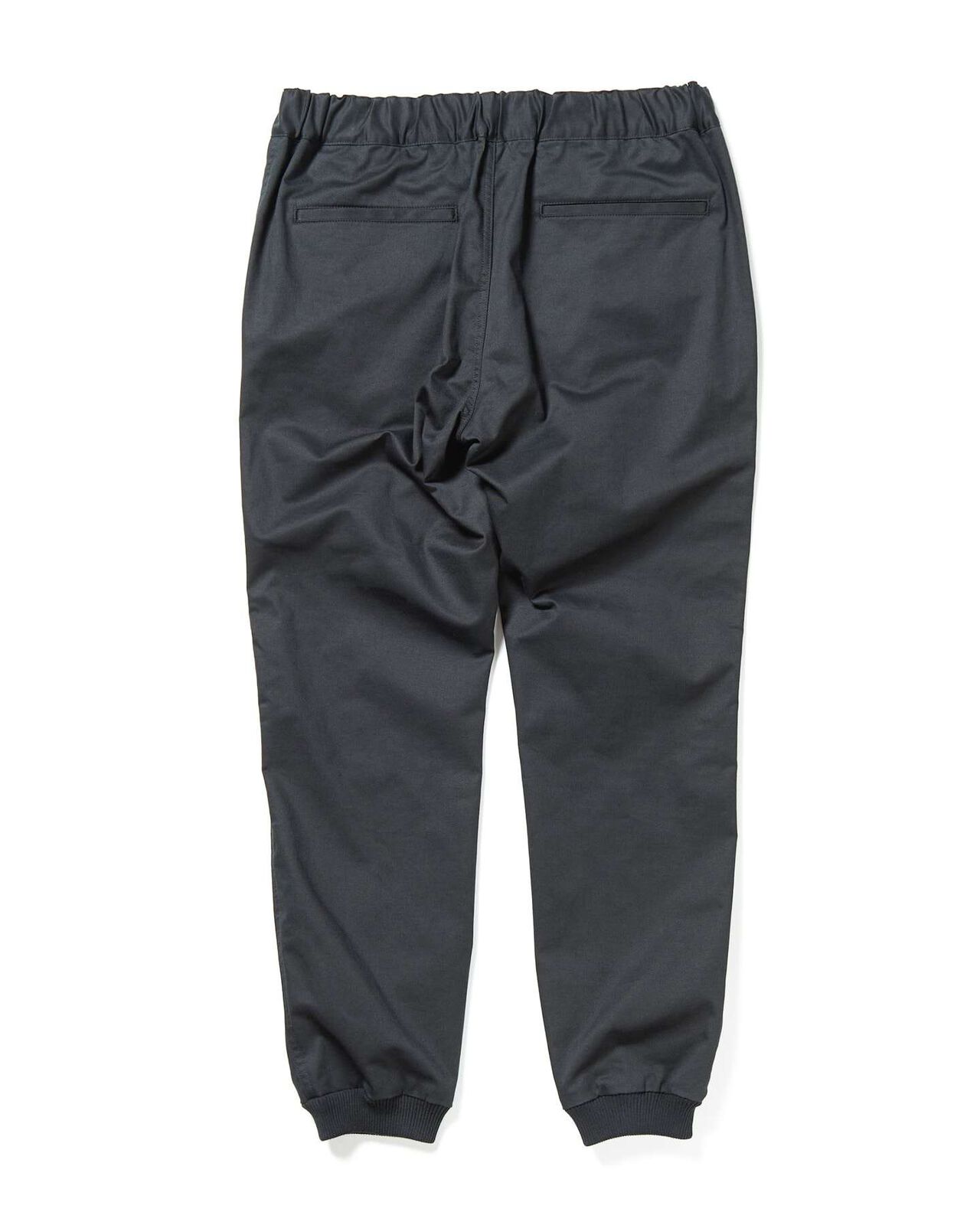 SLIM FIT RIBBED PANTS,BLACK, large image number 1