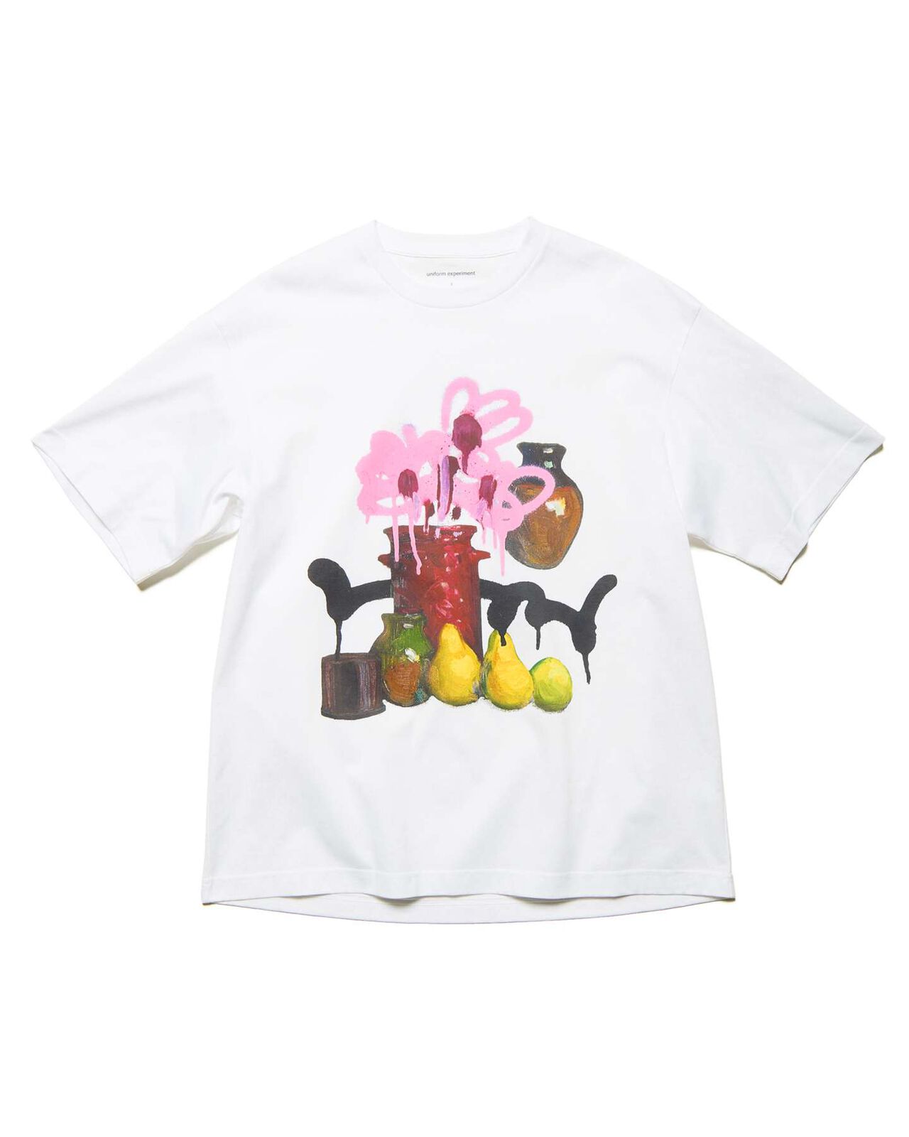 MICHAEL CHERNO: RED VASE TEE,WHITE, large image number 0