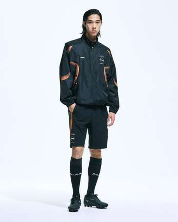 STAND COLLAR PRACTICE JACKET,BLACK, medium image number 5