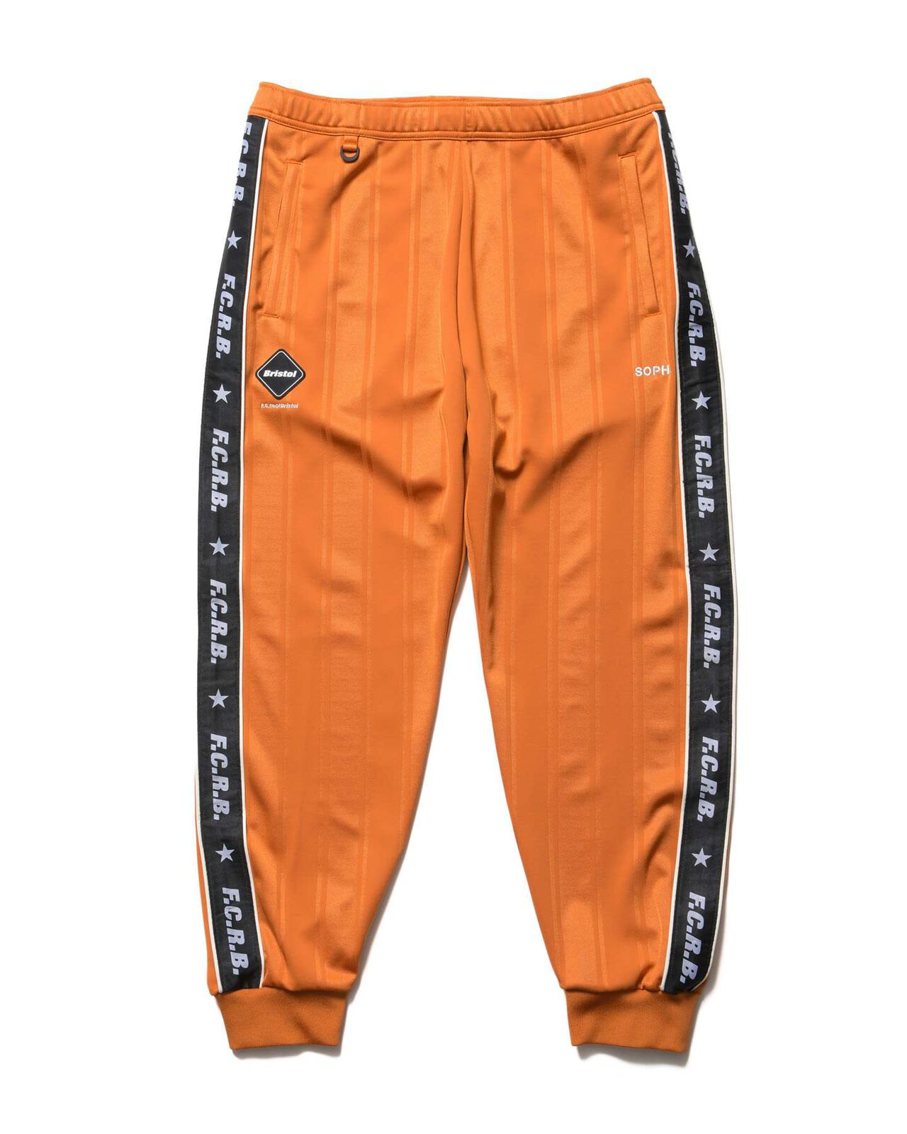 SHADOW WEAVE STRIPE PANTS,ORANGE, large image number 0