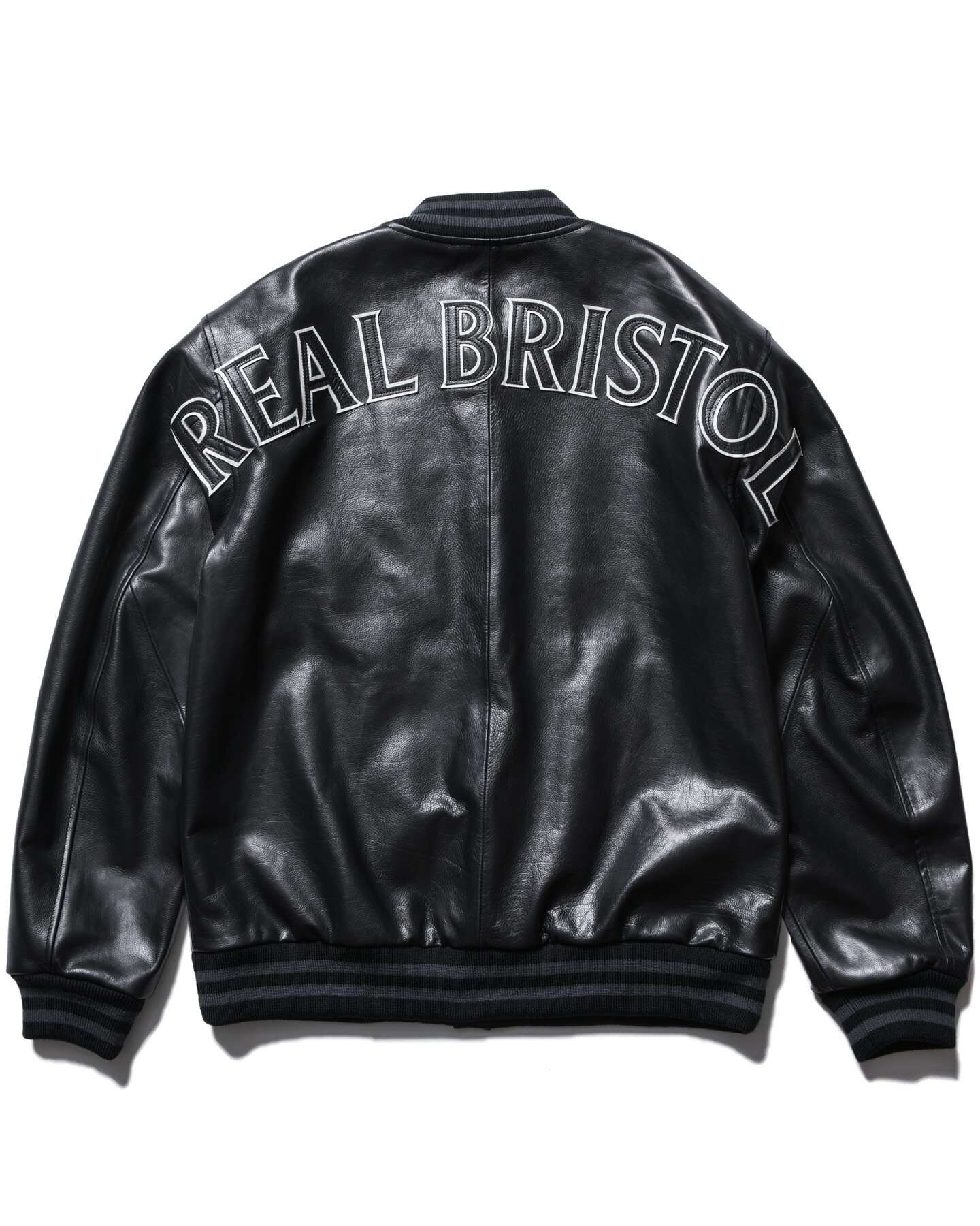 LEATHER TEAM VARSITY BLOUSON