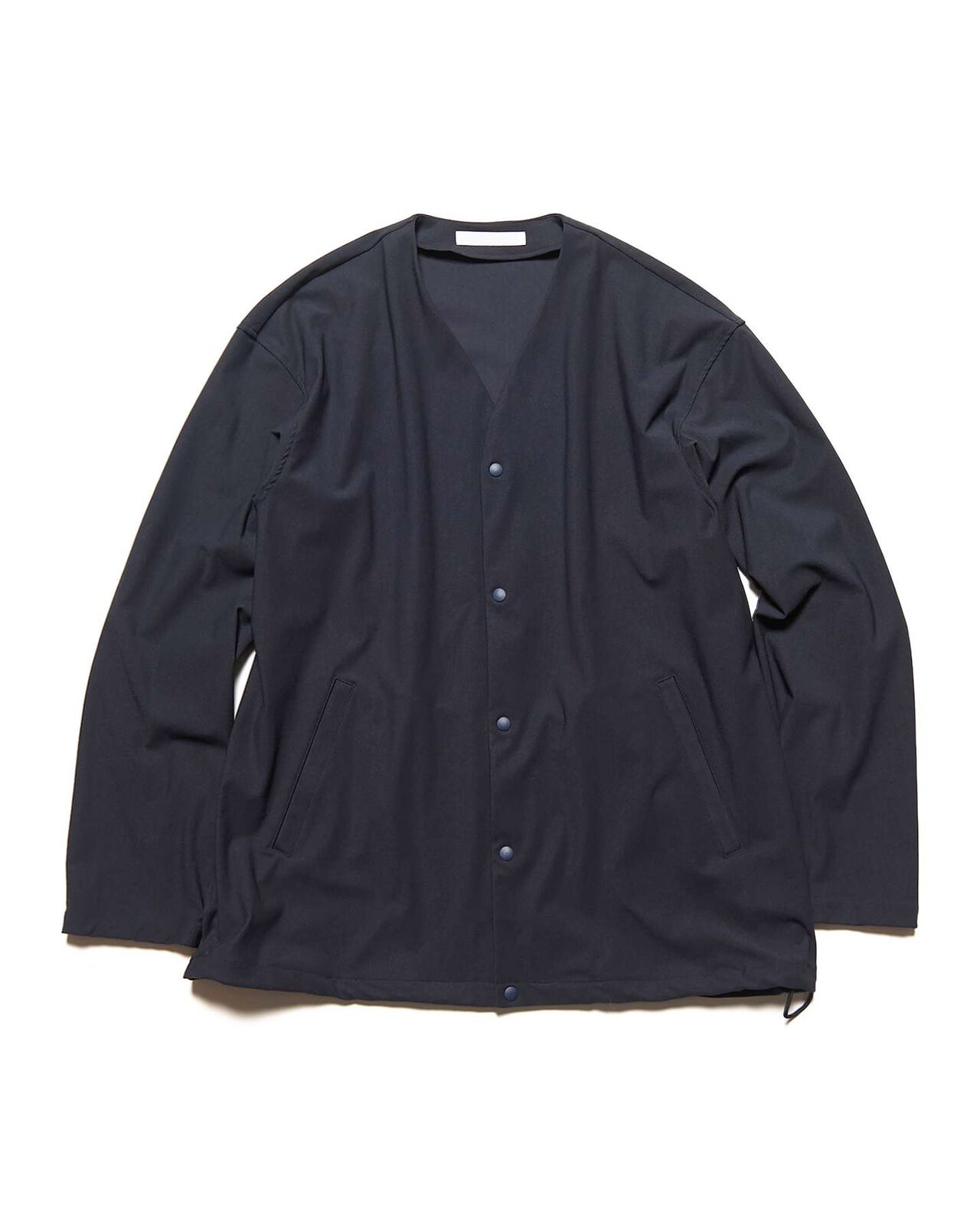 4-WAY STRETCH CARDIGAN,NAVY, large image number 0