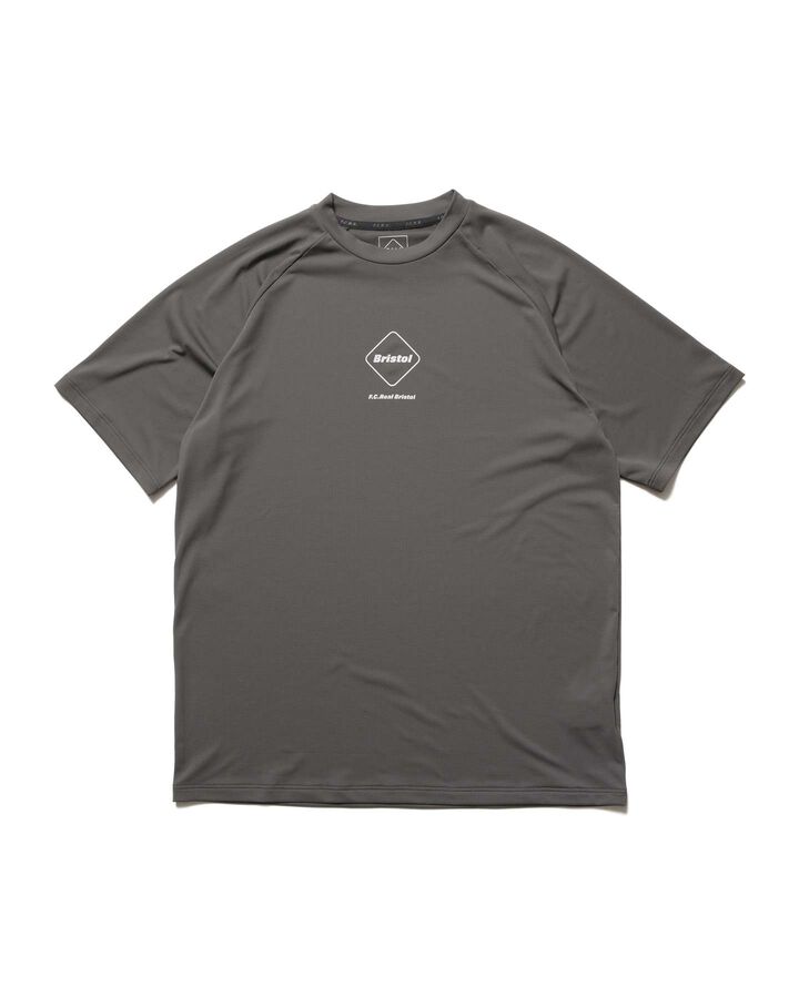 S/S TRAINING TOP&SHORTS,CHARCOAL GRAY, medium image number 1