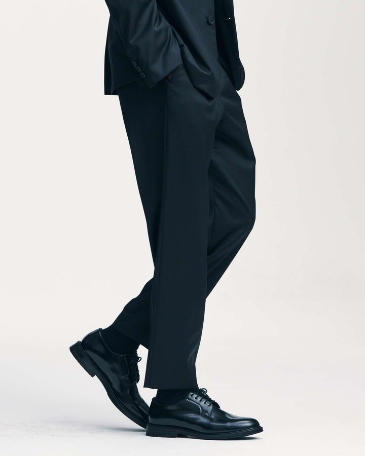 LORO PIANA EASY SLACKS,BLACK, medium image number 5