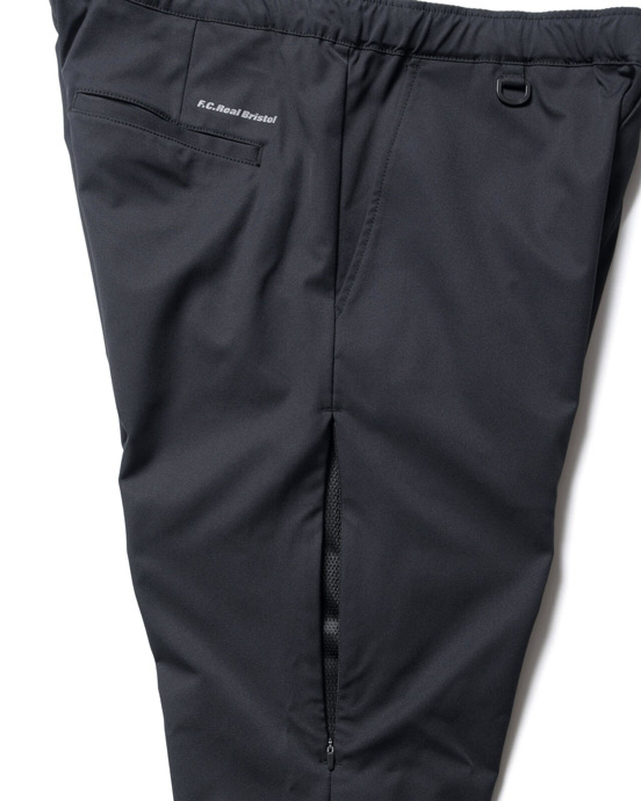 VENTILATION RIBBED PANTS,BLACK, large image number 2