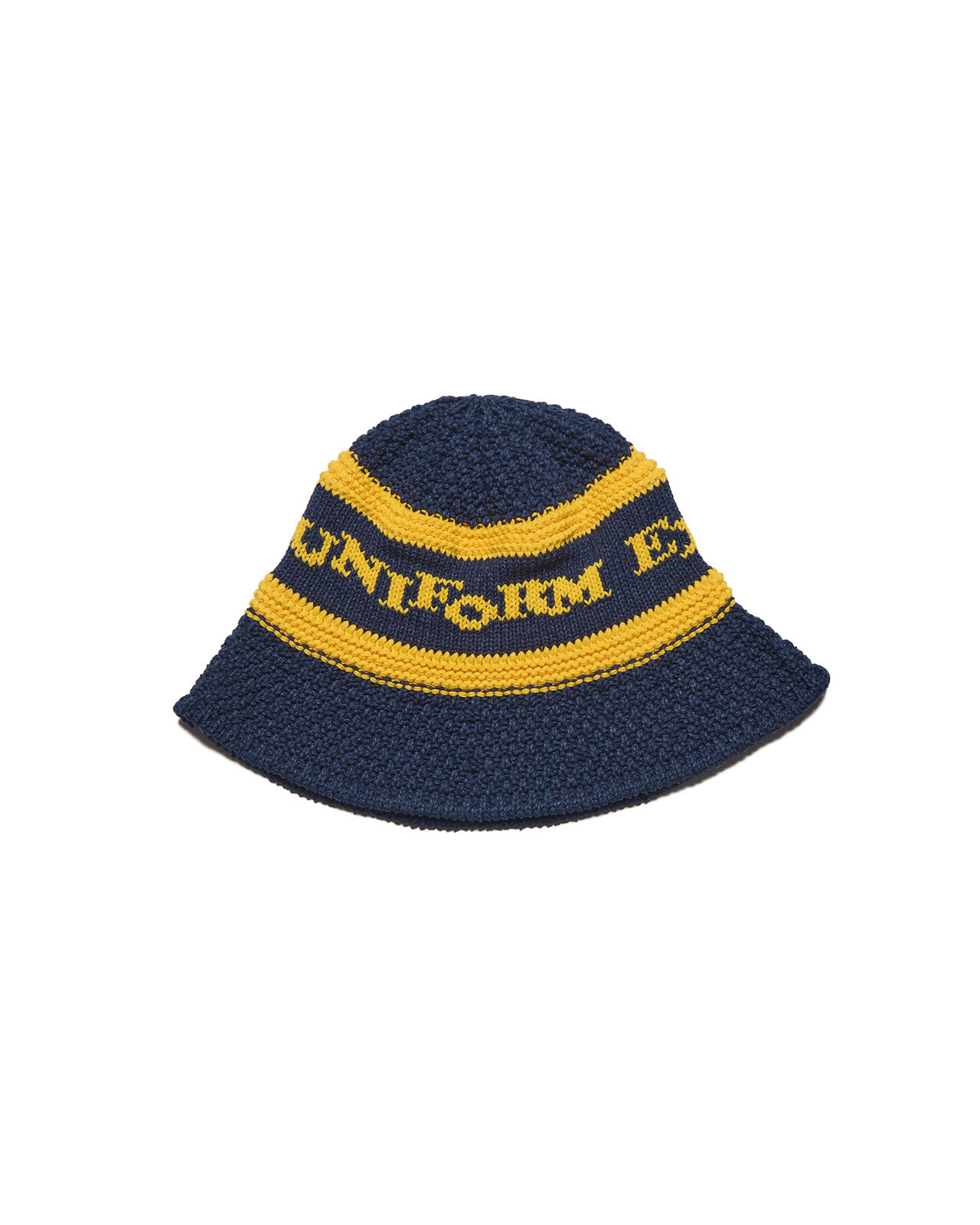 LOGO JACQUARD KNIT HAT,NAVY, large image number 0