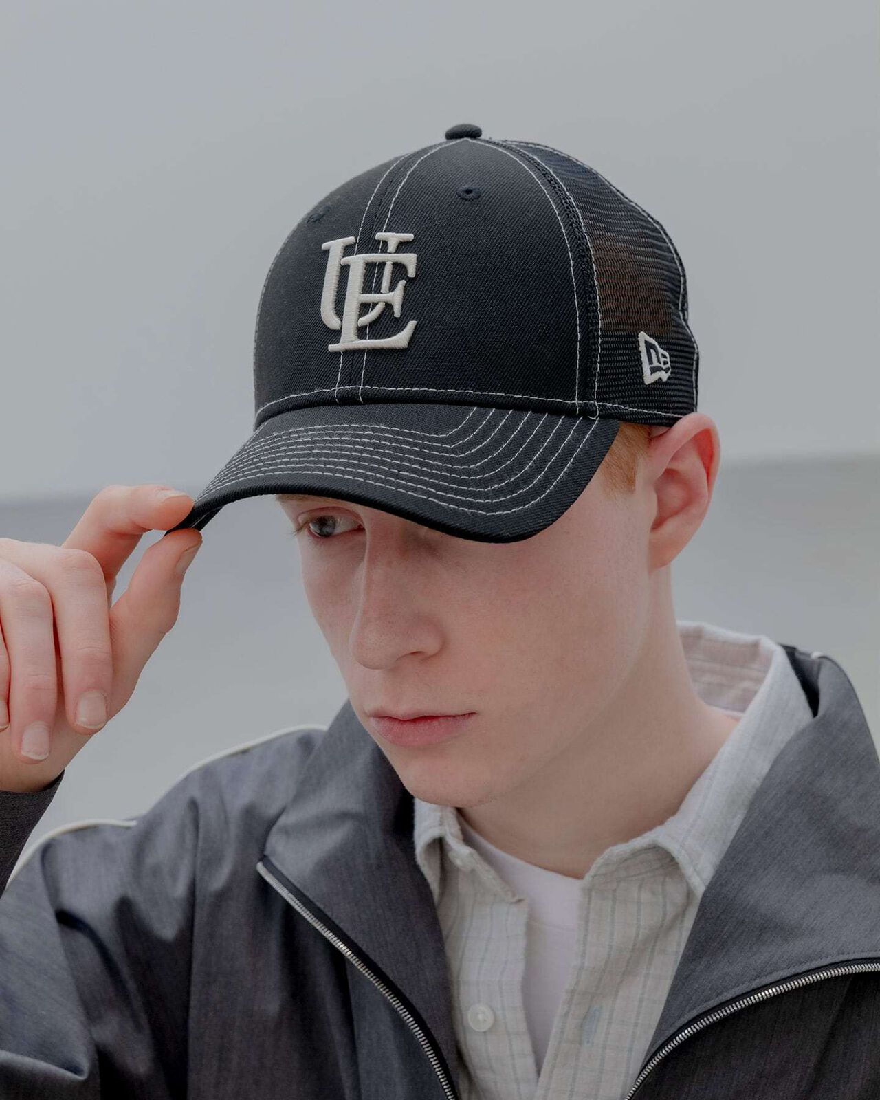 NEW ERA UE 9FORTY MESH CAP,BROWN, large image number 3