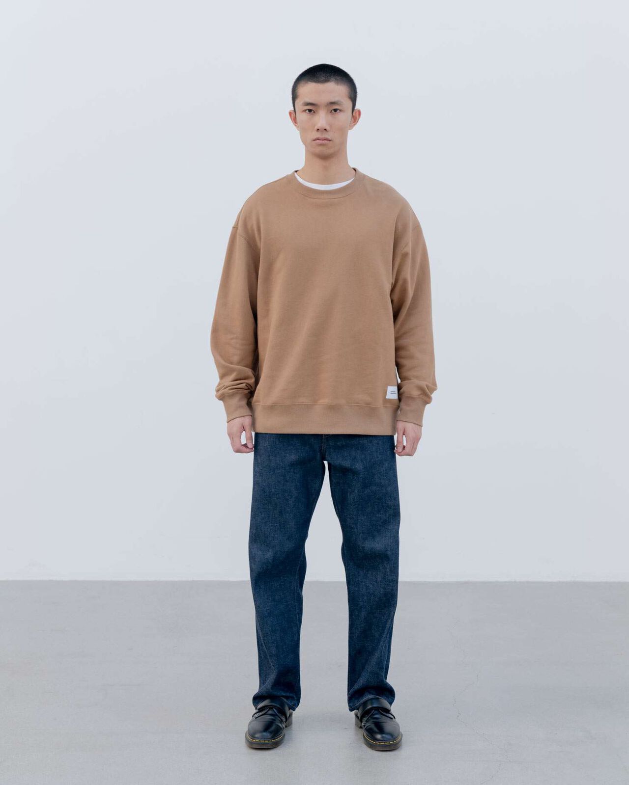 RIGID REGULAR-FIT JEANS,INDIGO, large image number 6