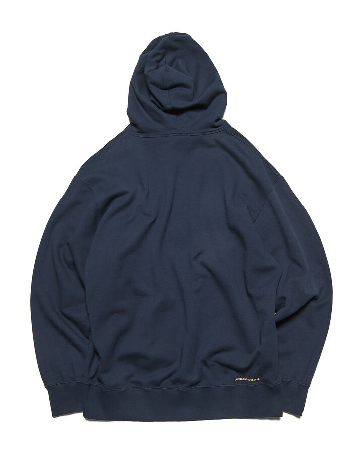 LOOSE SWEAT HOODIE,NAVY, medium image number 1