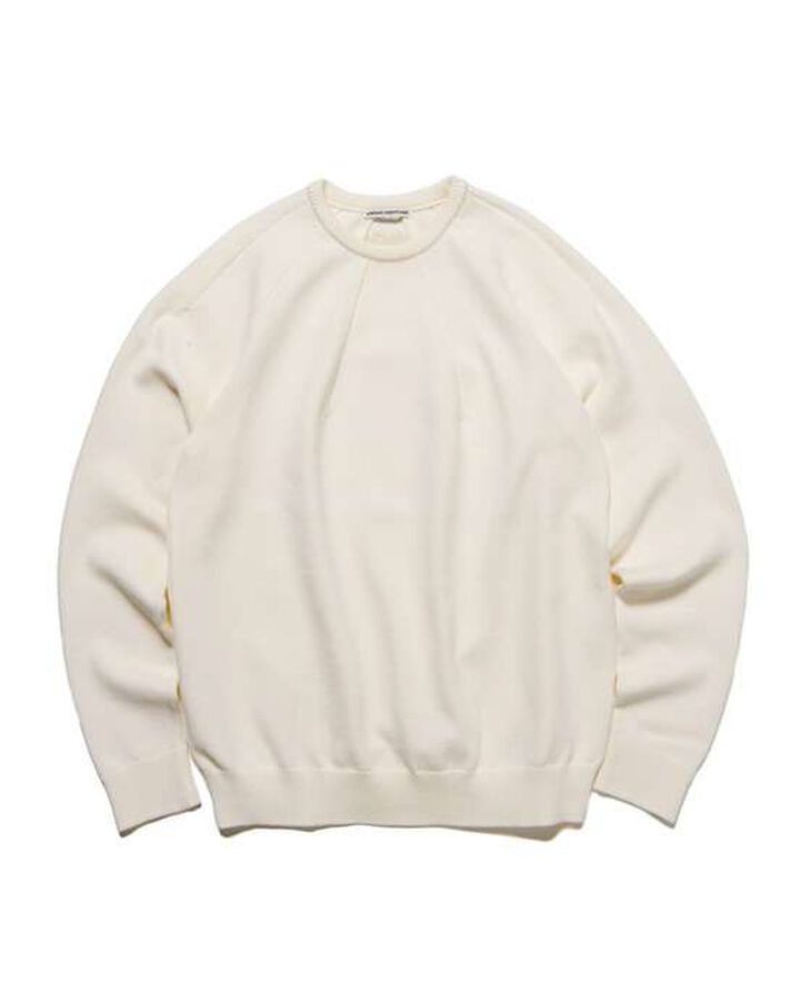 PLAIN NORDIC KNIT,WHITE, medium