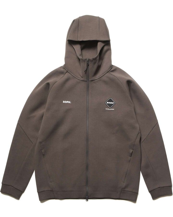 TECH SWEAT VENTILATION　HOODIE,MOCHA, medium