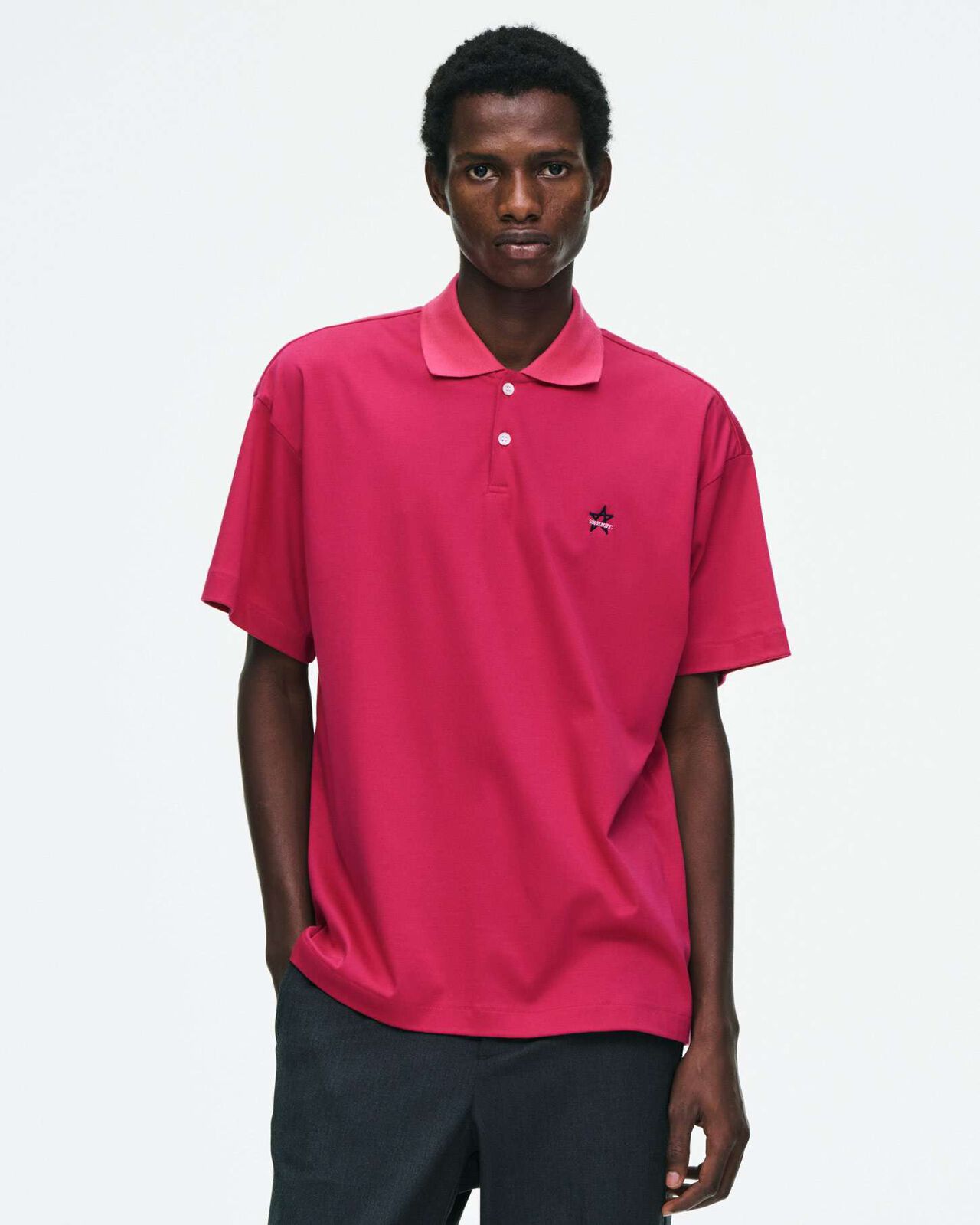 STAR S/S POLO SHIRT,BLACK, large image number 5