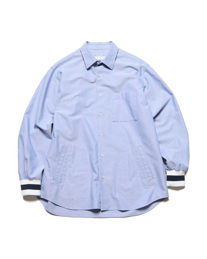 OXFORD RIBBED SHIRT,BLUE, medium