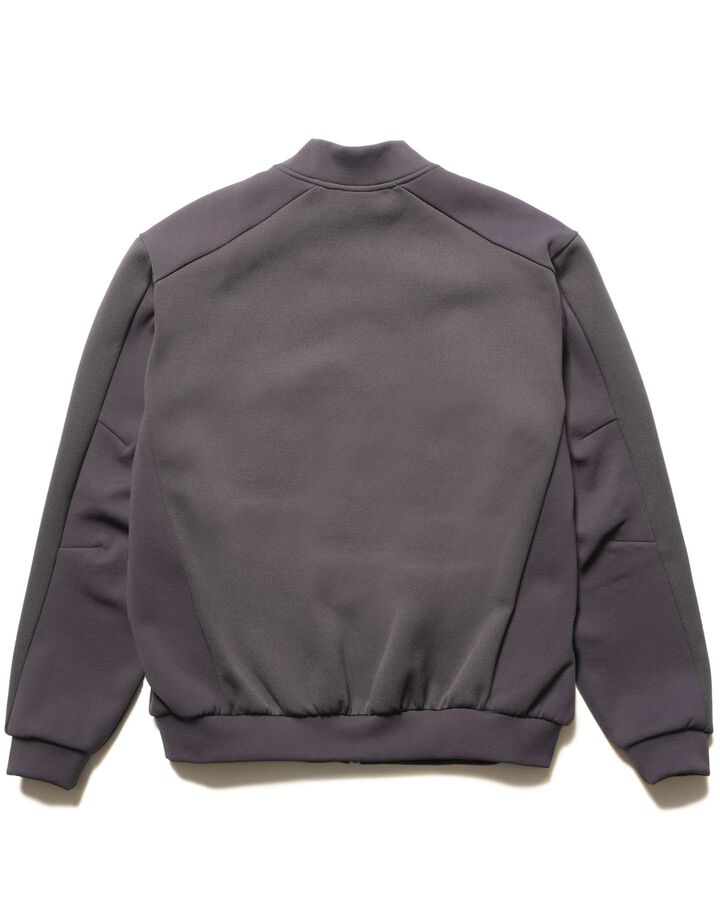 QUARTER KNIT BLOUSON,BROWN, medium image number 1