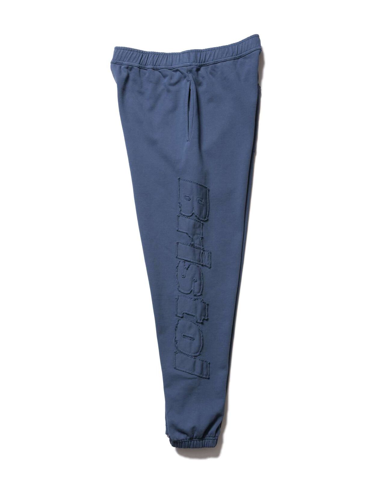 CUT-OFF LOGO SWEAT PANTS,BLUE, large image number 1