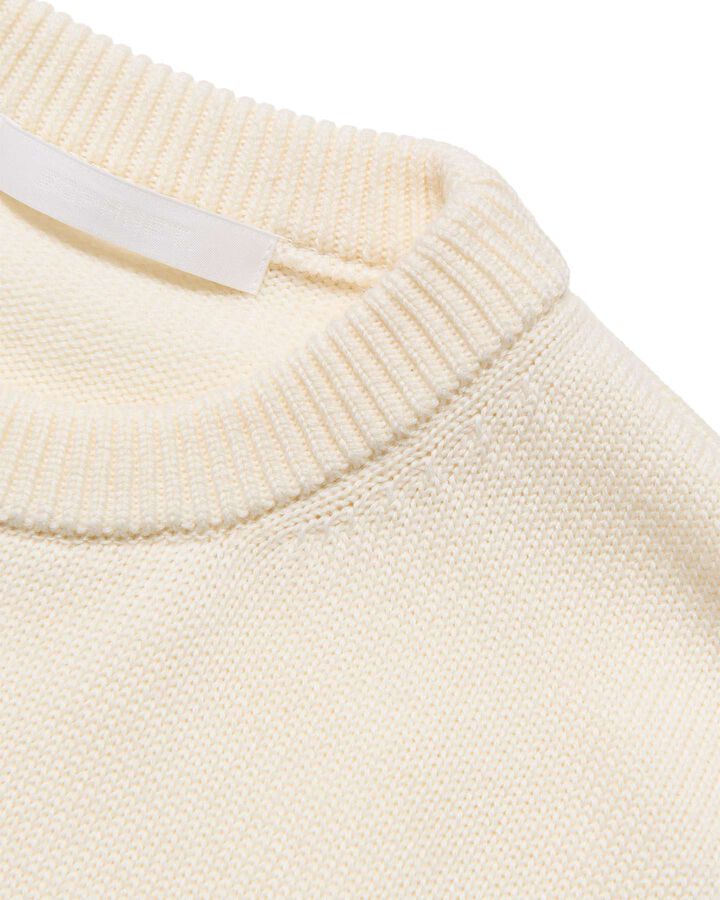 STAR JACQUARD SWEATER,WHITE, medium image number 3