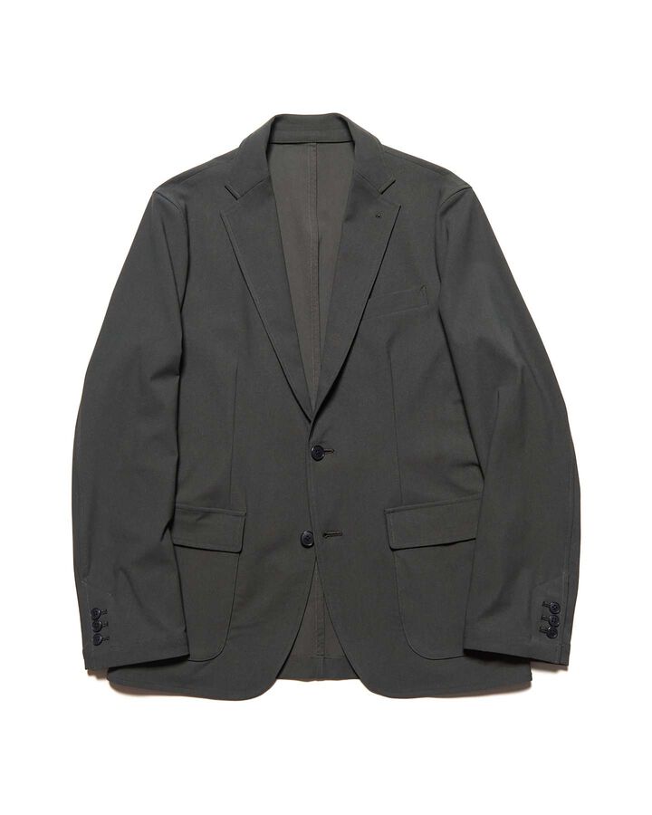 4-WAY STRETCH PACKABLE 2-BUTTON JACKET,CHARCOAL GRAY, medium