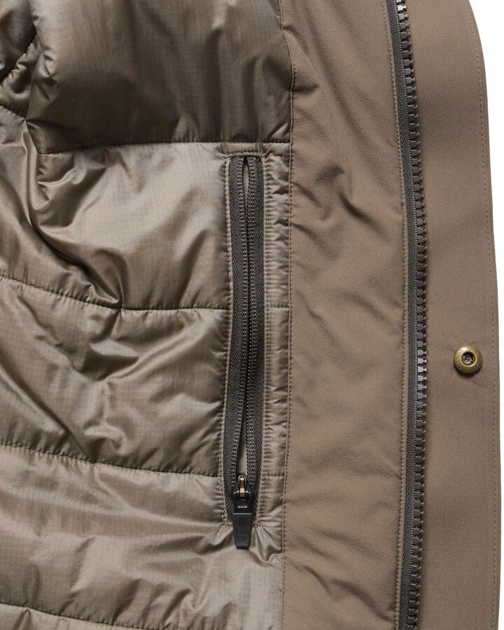 INSULATION BENCH COAT,MOCHA, medium image number 6