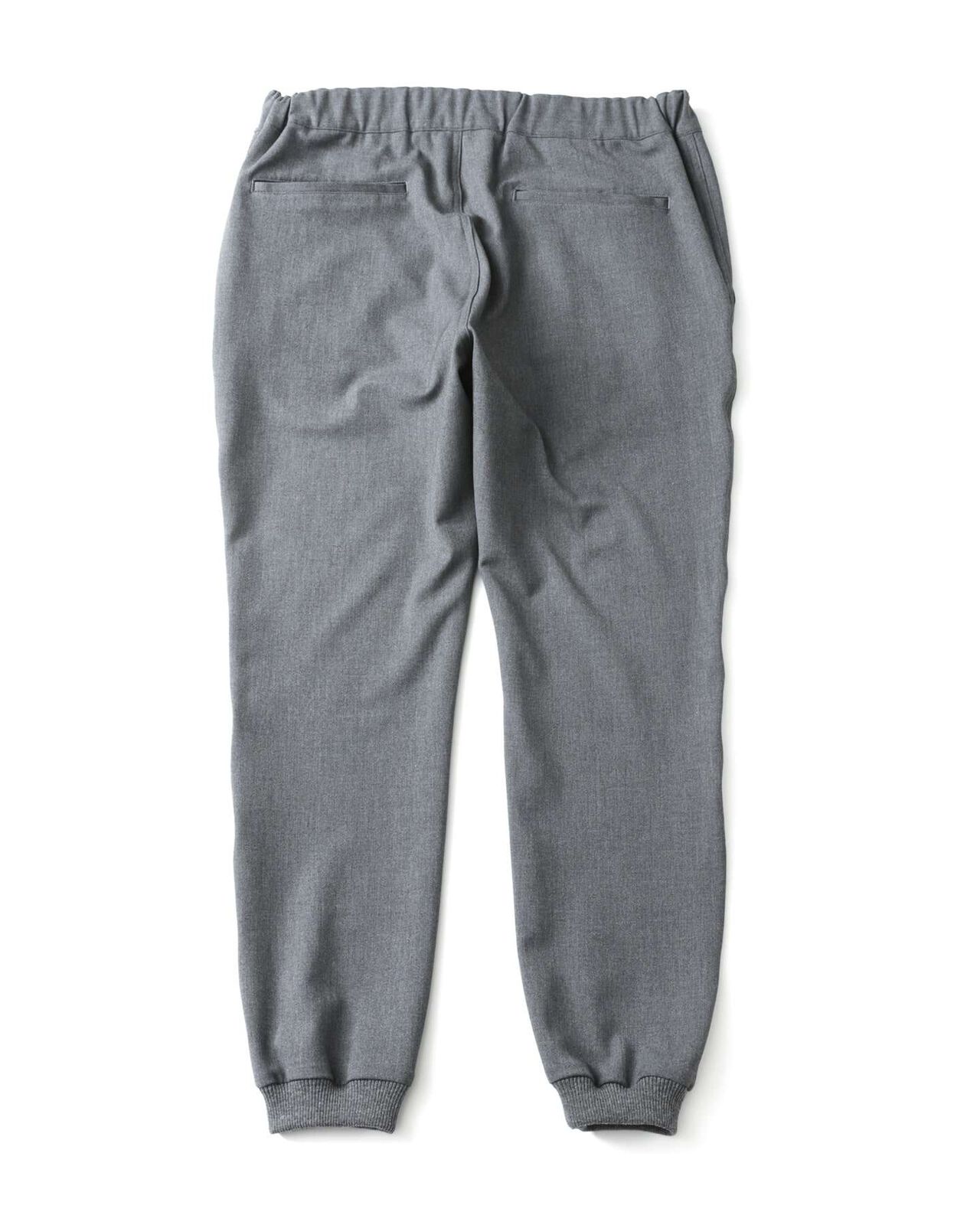 MONALUCE SLIM FIT RIBBED PANTS,GRAY, large image number 1