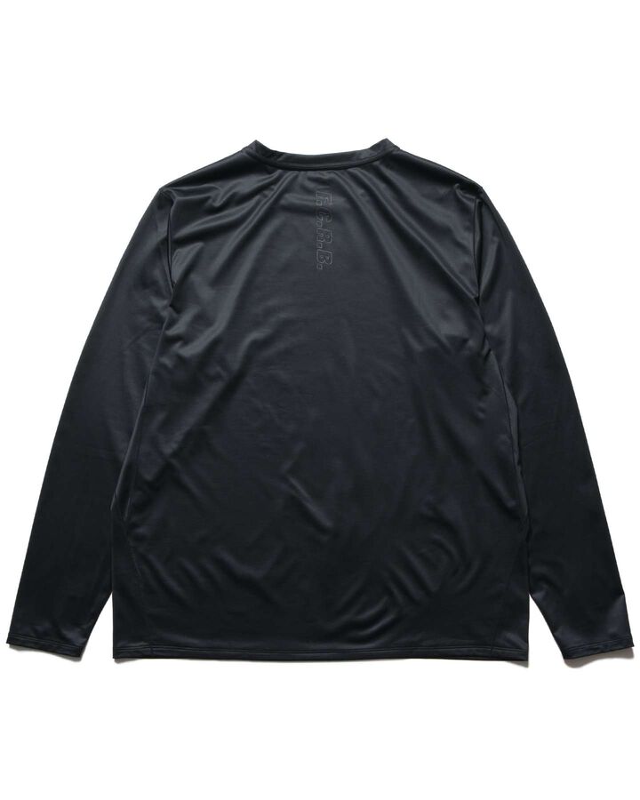 L/S PRACTICE TOP,BLACK, medium image number 1