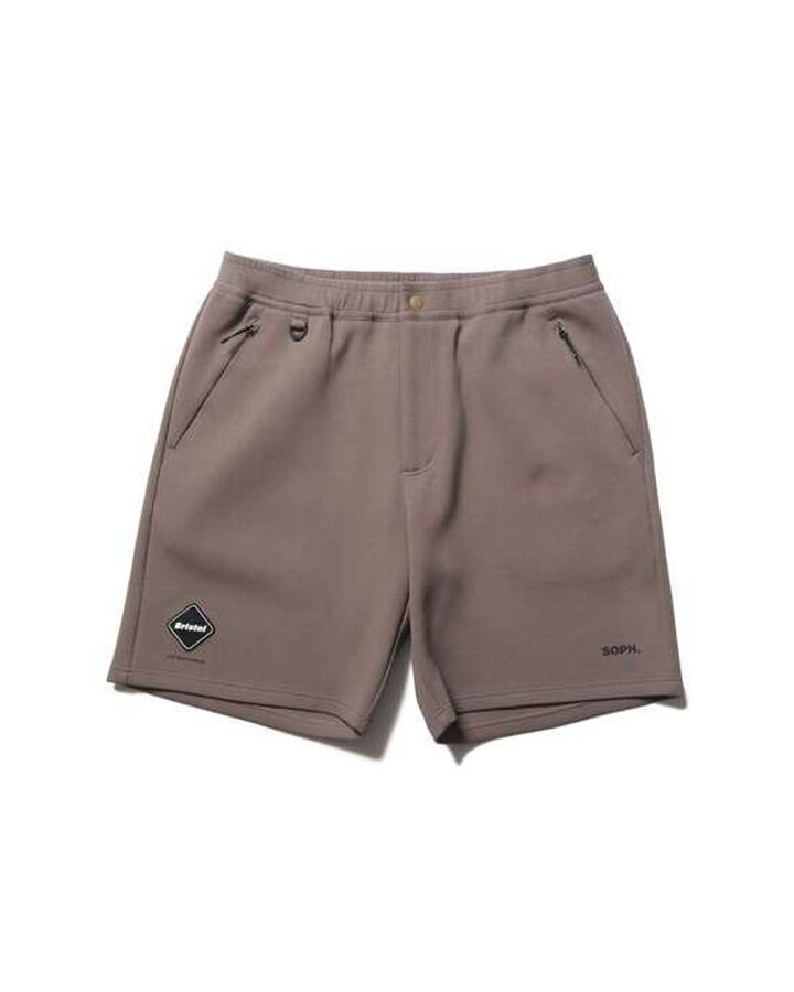 TECH SWEAT TRAINING SHORTS,LIGHT BROWN, medium image number 0