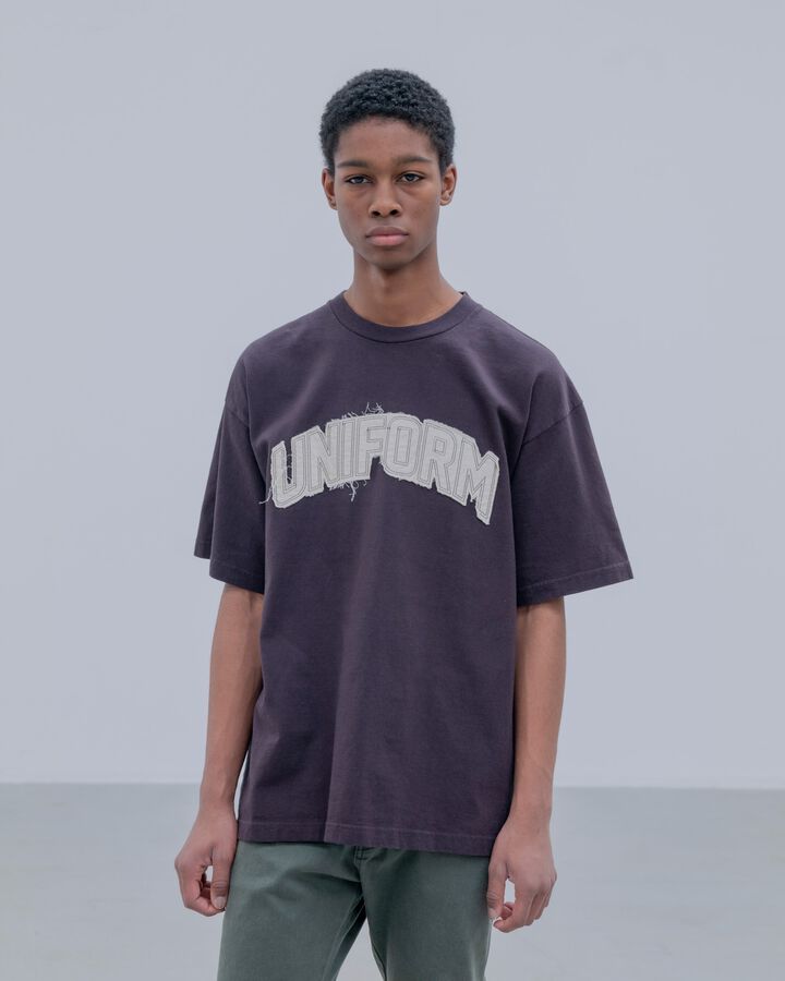 CUT-OUT LOGO TEE,LIGHT BLUE, medium image number 4